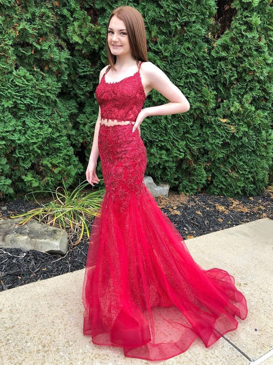 Two Pieces Prom Dresses, Evening Dress, Dance Dress, Formal Dress, Graduation School Party Gown, PC0555 - Promcoming
