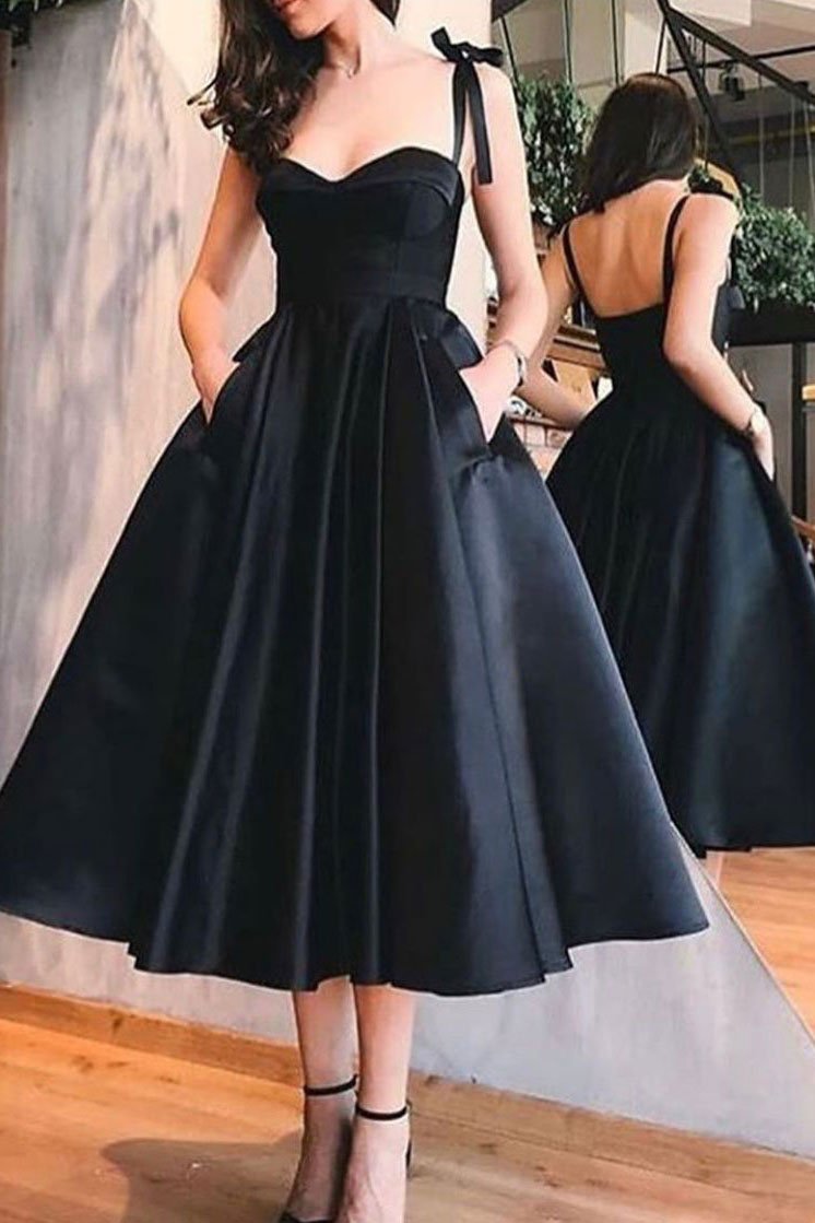 1950s Black Homecoming Dress, Short Prom Dress Off The Shoulder Straps ,Formal Dress,Dance Dresses, Back To School Party Gown, PC0857
