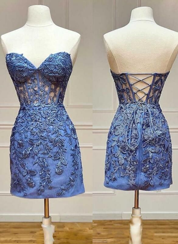 2023 Sexy Lace Homecoming Dresses PC1122