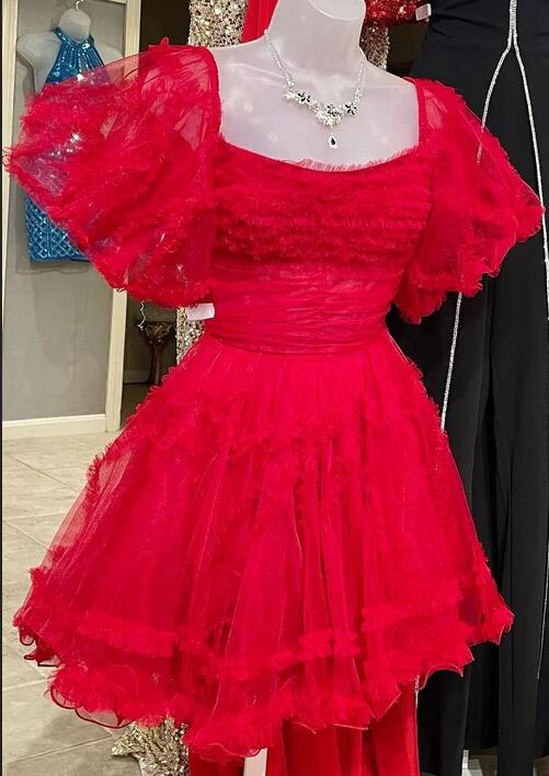 2023 Tulle Homecoming Dress PC1144