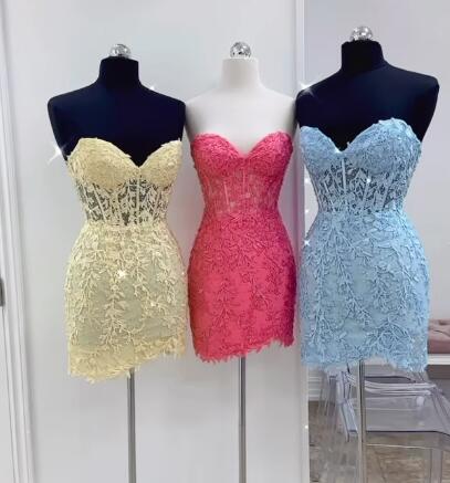 2023 Sexy Lace Homecoming Dresses PC1127