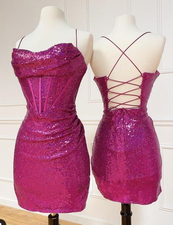 2023 Sparkly Homecoming Dresses PC1173