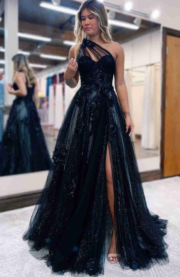 One Shoulder Long Prom Dress  PC1250