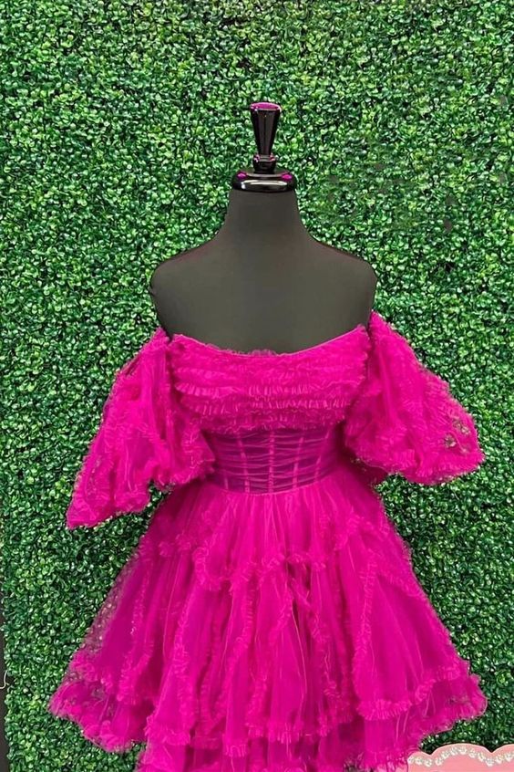 2023 Tulle Homecoming Dresses PC1114