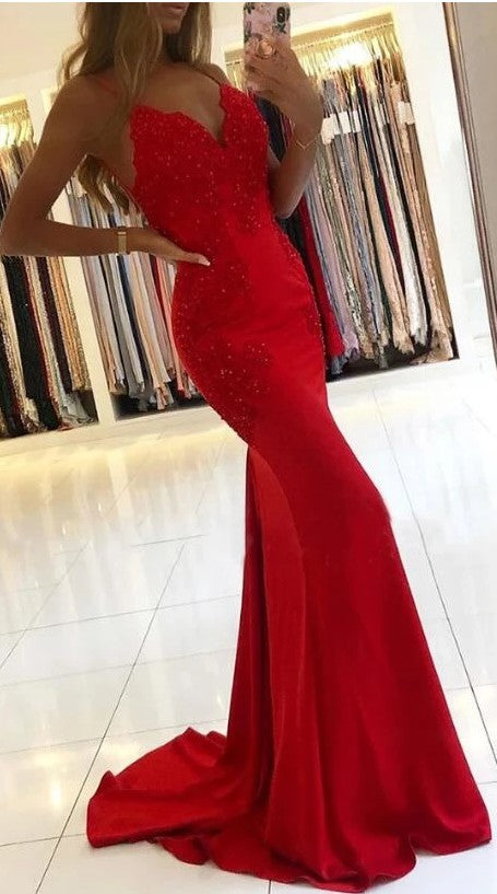 Mermaid Prom Dress Long, Evening Dress, Special Occasion Dress, Formal Dress, Graduation School Party Gown, PC0513 - Promcoming
