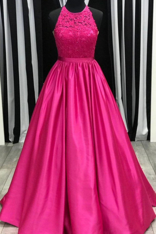 New Prom Dress Halter Neckline, Evening Dress ,Winter Formal Dress, Pageant Dance Dresses, Graduation School Party Gown, PC0238 - Promcoming