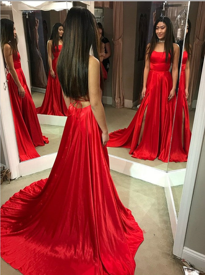 Sexy Backless Prom Dress, Evening Dress ,Winter Formal Dress, Pageant Dance Dresses, Graduation School Party Gown, PC0122 - Promcoming