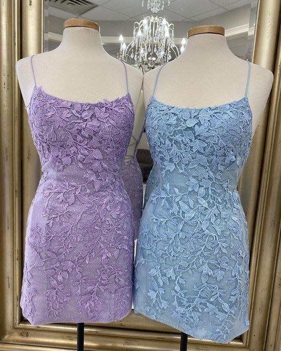 Lace Homecoming Dresses, Short Prom Dress ,Winter Formal Dress, Pageant Dance Dresses, Back To School Party Gown, PC0973