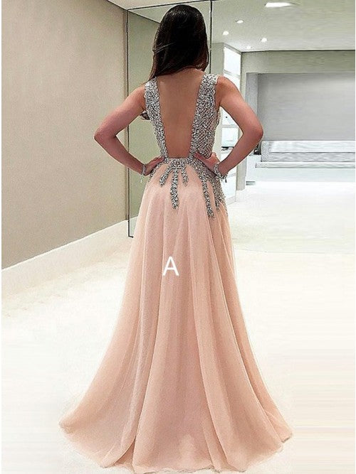 New Style Prom Dress with Slit, Evening Dress ,Winter Formal Dress, Pageant Dance Dresses, Graduation School Party Gown, PC0293 - Promcoming