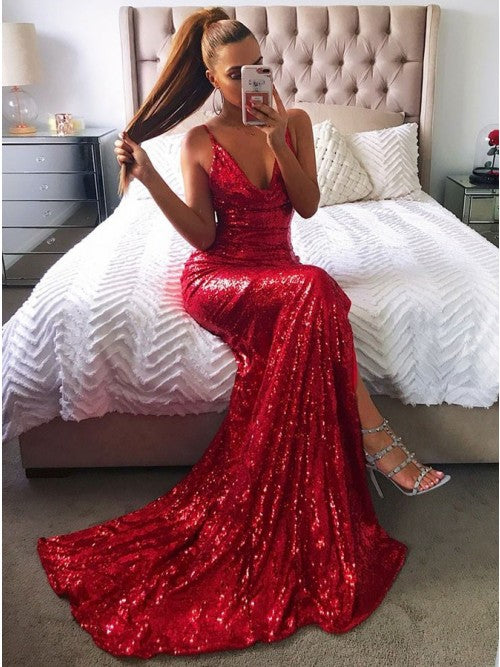 Sexy Shinning Prom Dress, Evening Dress, Special Occasion Dress, Formal Dress, Graduation School Party Gown, PC0523 - Promcoming