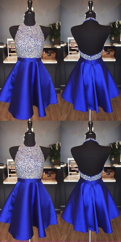 Royal Blue Homecoming Dress, Short Prom Dress 2020, Evening Dress ,Winter Formal Dress, Pageant Dance Dresses, Graduation School Party Gown, PC0079 - Promcoming