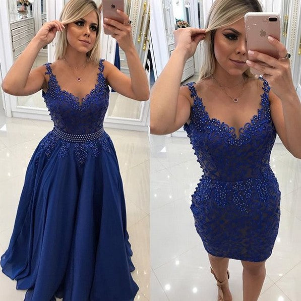 Prom dress best sale with detachable skirt