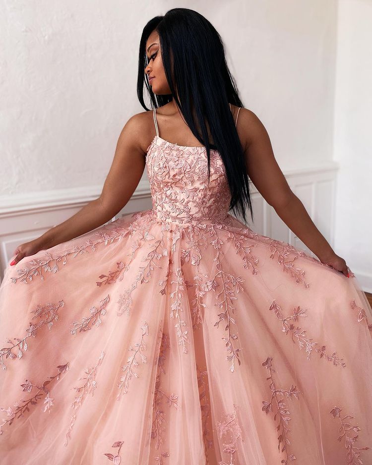 Lace Prom Dress,  Formal Ball Dress, Evening Dress, Dance Dresses, School Party Gown, PC0967