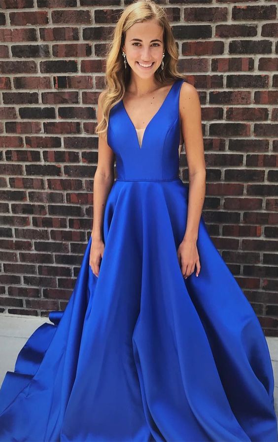Royal Blue Prom Dress, Evening Dress, Pageant Dance Dresses, Graduation School Party Gown, PC0021 - Promcoming