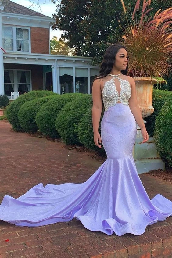 Sexy Mermaid Prom Dress, Winter Formal Dress, Pageant Dance Dresses, Back To School Party Gown, PC0690