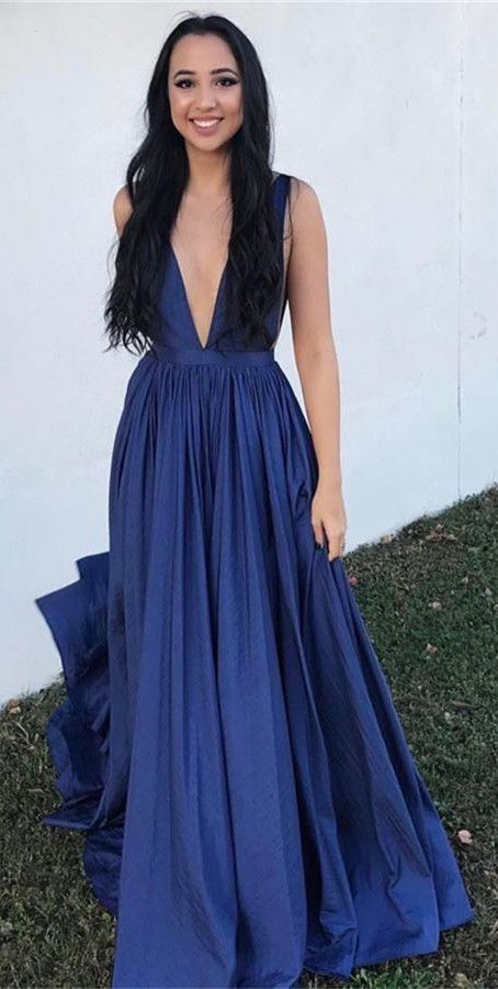 Prom Dress Keep V Neckline, Evening Dress, Winter Formal Dress,Pageant Dance Dresses, Graduation School Party Gown, PC0038 - Promcoming