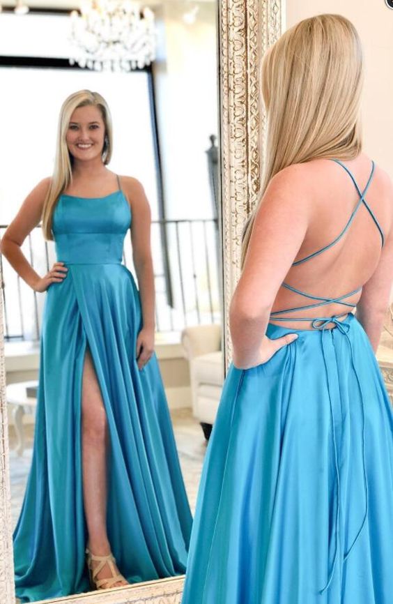 Sexy Prom Dress with Slit, Evening Dress, Winter Formal Dress, Pageant Dance Dresses, Graduation School Party Gown, PC0048 - Promcoming