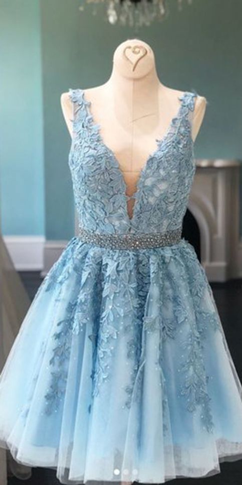 Homecoming Dress with Lace, Short Prom Dress ,Winter Formal Dress, Pageant Dance Dresses, Back To School Party Gown, PC0671
