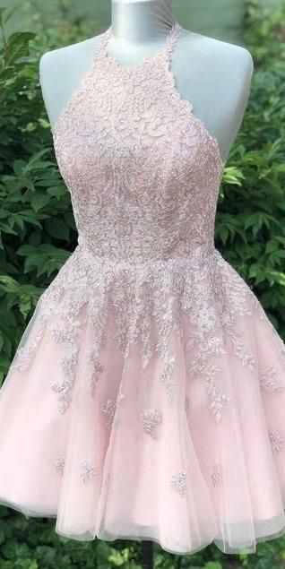 Homecoming Dress Halter Neckline, Short Prom Dress ,Winter Formal Dress, Pageant Dance Dresses, Back To School Party Gown, PC0632 - Promcoming