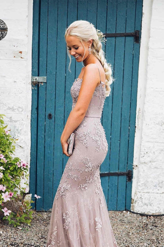 Mermaid Lace Prom Dresses , Formal Ball Dress, Evening Dress, Dance Dresses, School Party Gown, PC0897