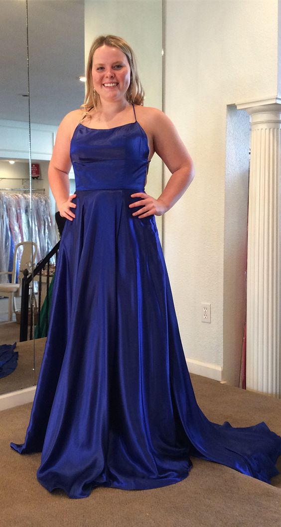 Blue Prom Dresses, Evening Dress ,Winter Formal Dress, Pageant Dance Dresses, Graduation School Party Gown, PC0280 - Promcoming