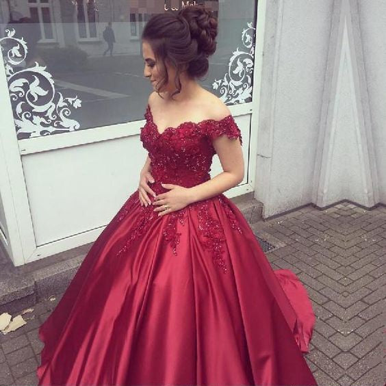 Princess Prom Dress, Sweet 16 Dress, Evening Dress ,Winter Formal Dress, Pageant Dance Dresses, Graduation School Party Gown, PC0070 - Promcoming