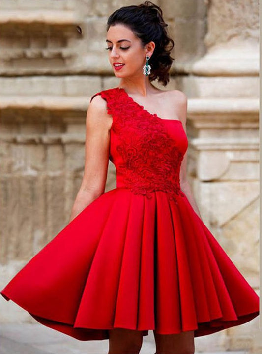 Red Homecoming Dress ,Short Prom Dress, Evening Dress ,Winter Formal Dress, Pageant Dance Dresses, Graduation School Party Gown, PC0073 - Promcoming