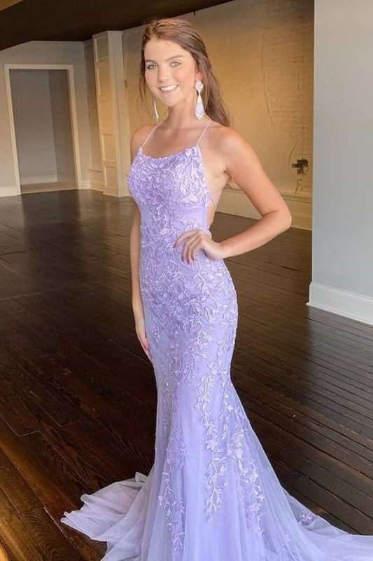 Mermaid Lace Prom Dress Long, Formal Dress, Evening Dress, Pageant Dance Dresses, School Party Gown, PC0758