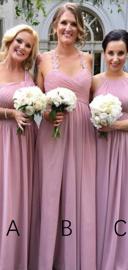 dusky purple bridesmaid dresses