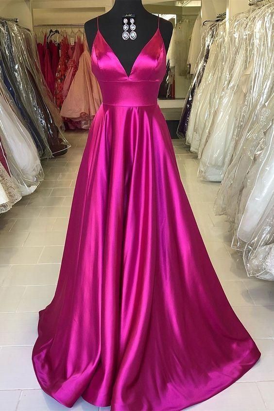 New Style Prom Dress Deep V Neckline, Prom Dresses, Graduation School Party Gown, PC0323 - Promcoming