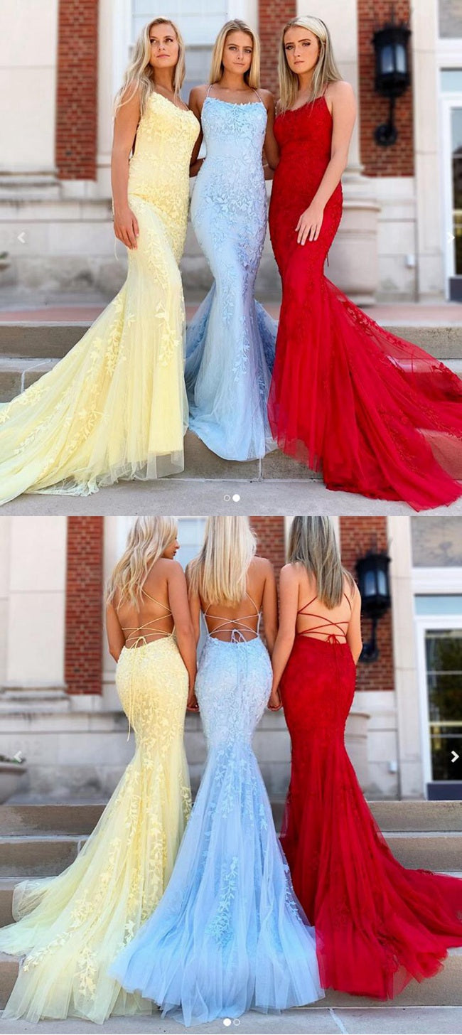 Mermaid Lace Prom Dress 2020, Evening Dress ,Winter Formal Dress, Pageant Dance Dresses, Graduation School Party Gown, PC0257 - Promcoming