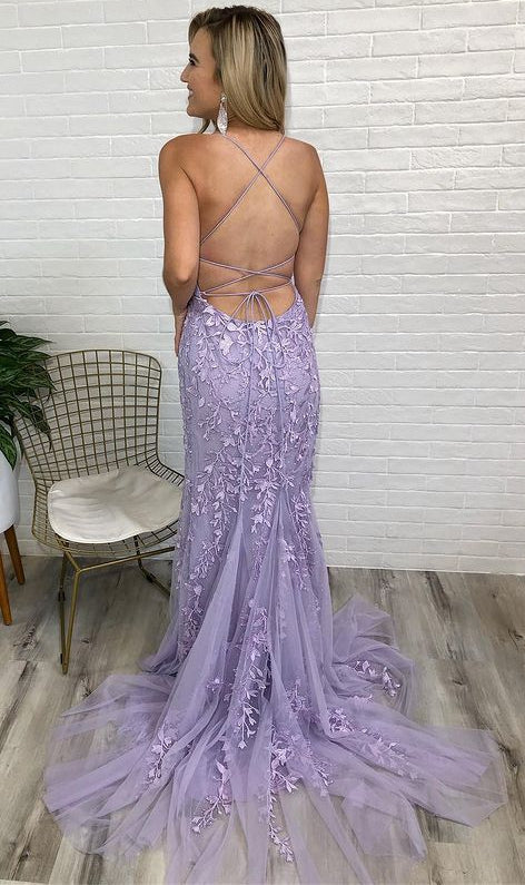 Mermaid Lace Prom Dress Long 2023 Winter Formal Dress Pageant Dance Dresses Back To School Party Gown