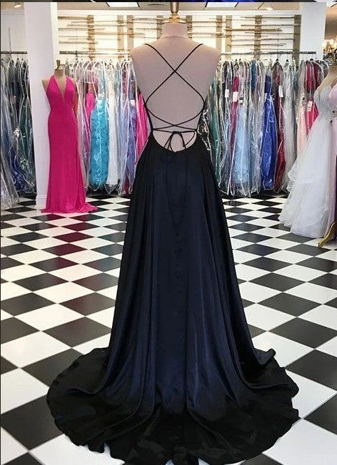 Sexy Backless Prom Dress, Evening Dress ,Winter Formal Dress, Pageant Dance Dresses, Graduation School Party Gown, PC0146 - Promcoming
