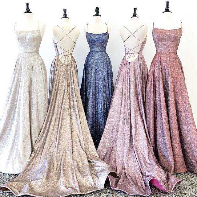 Sexy Sparkling Prom Dress Shinning Fabric, Evening Dress, Special Occasion Dress, Formal Dress, Graduation School Party Gown, PC0528