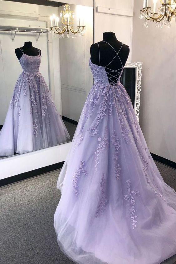 Light Purple Prom Dress Long, Evening Dress, Formal Dress, Graduation School Party Gown, PC0496 - Promcoming