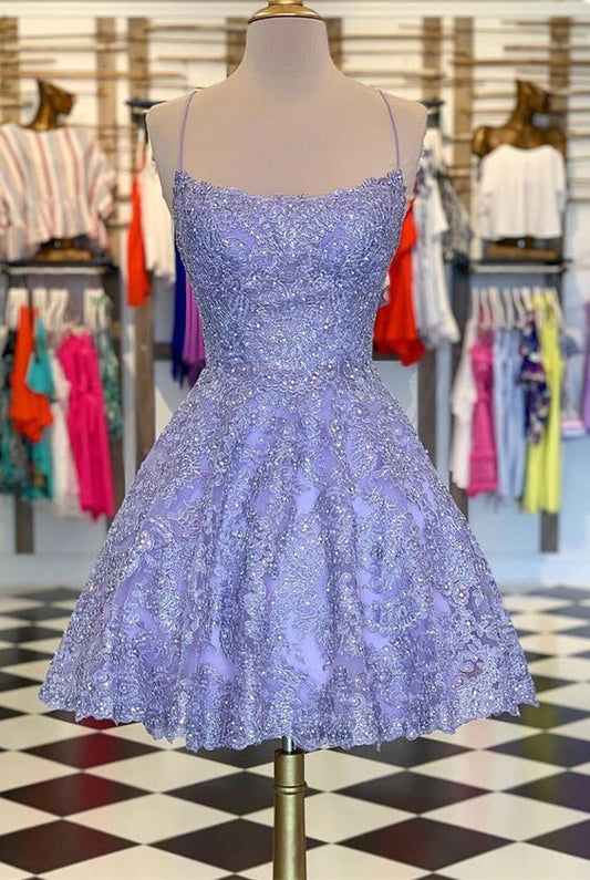 Lace Homecoming Dress 2021, Short Prom Dress ,Formal Dress,Dance Dresses, Back To School Party Gown, PC0848