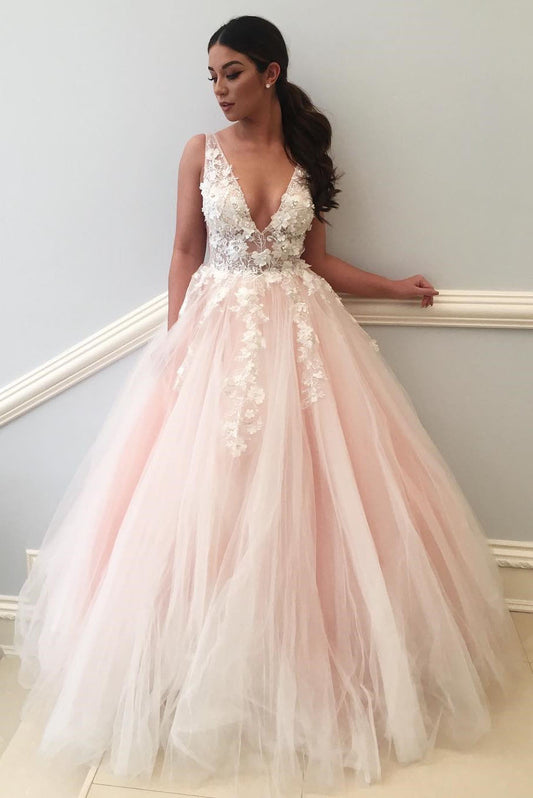 Prom Dress Low Cut, Formal Ball Dress, Evening Dress, Dance Dresses, School Party Gown, PC0904