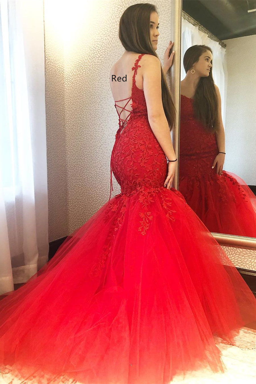 Fitted Lace Prom Dress 2020, Evening Dress, Formal Dress, Graduation School Party Gown, PC0482 - Promcoming
