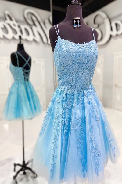 Lace Homecoming Dress, Short Prom Dress ,Winter Formal Dress, Pageant Dance Dresses, Back To School Party Gown, PC0648