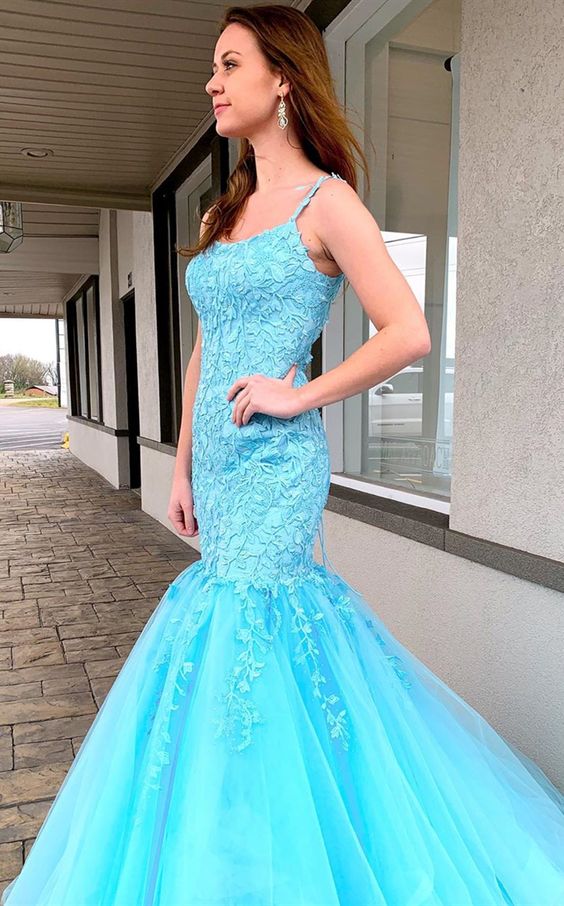 Fitted Prom Dress with Lace, Evening Dress, Dance Dress, Formal Dress, Graduation School Party Gown, PC0563 - Promcoming