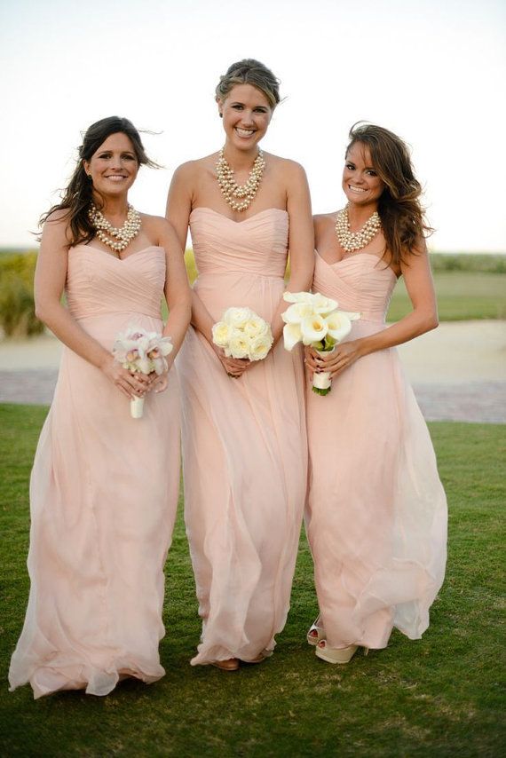 Cheap Bridesmaid Dresses Long, Bridesmaid Dress, Wedding Party Dress, Dresses For Wedding, NB0021 - Promcoming