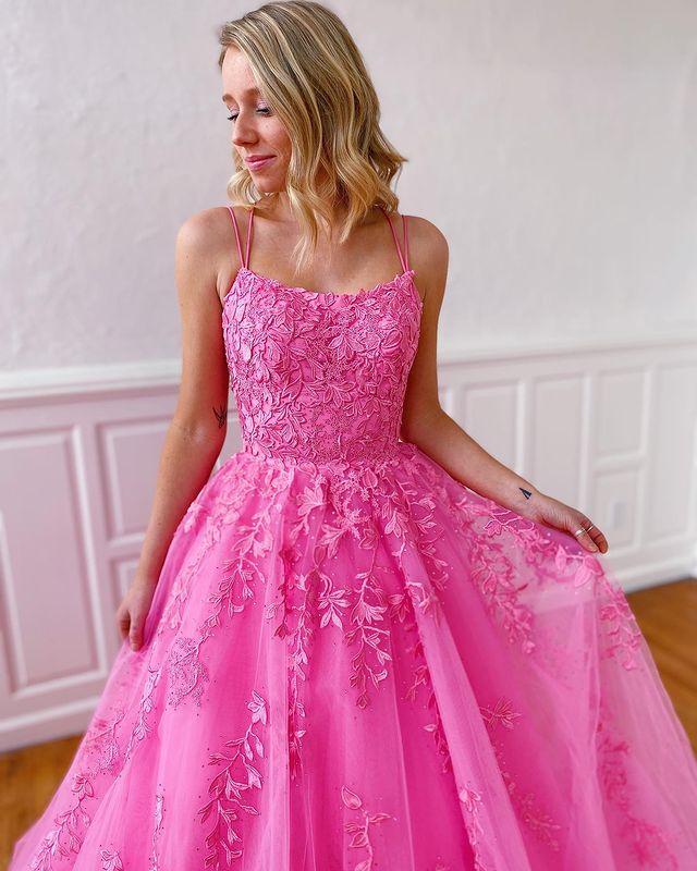 Pink Prom Dresses Long 2023 Winter Formal Dress Pageant Dance Dresses Back To School Party Gown