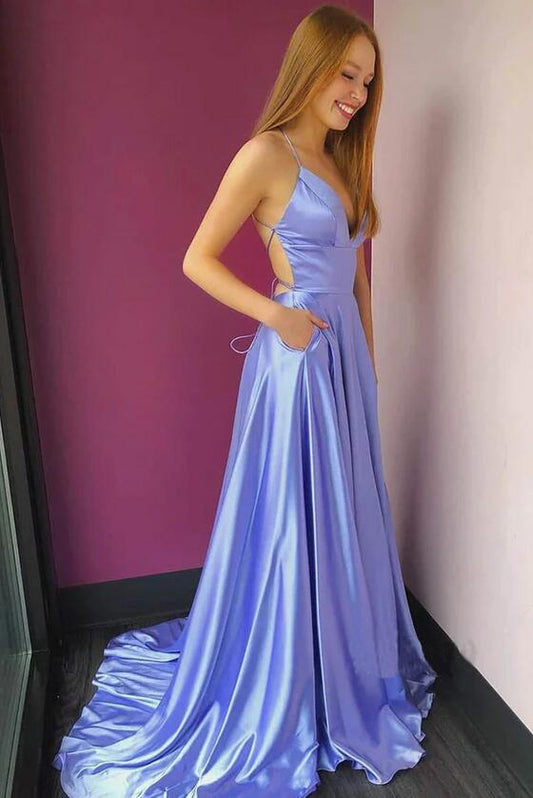 Sexy Prom Dress High Slit, Winter Formal Dress, Pageant Dance Dresses, Back To School Party Gown, PC0693