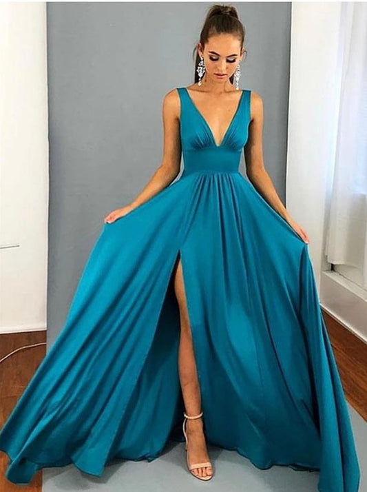 Sexy Prom Dress with Slit, Prom Dresses, Evening Dress, Dance Dress, Graduation School Party Gown, PC0407 - Promcoming