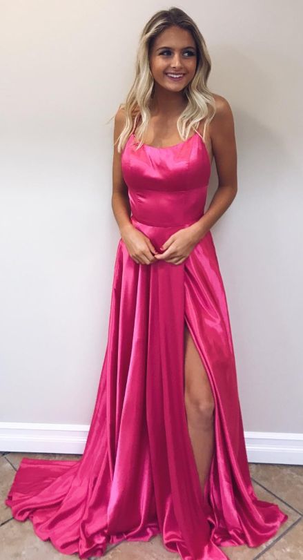 Sexy Prom Dress with Slit, Evening Dress ,Winter Formal Dress, Pageant Dance Dresses, Graduation School Party Gown, PC0155 - Promcoming