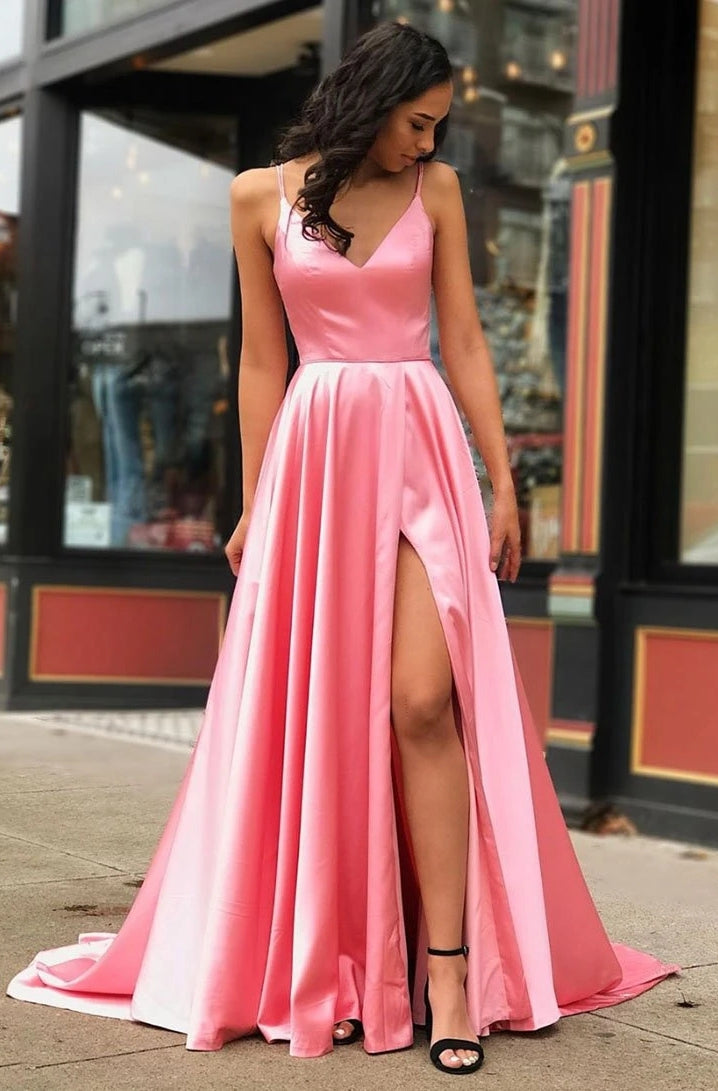 Sexy Prom Dress with Slit, Prom Dresses, Evening Dress, Dance Dress, Graduation School Party Gown, PC0342 - Promcoming