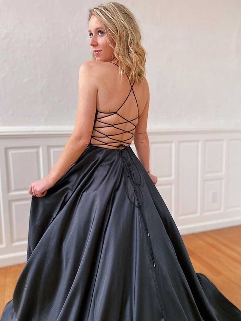 Black Prom Dresses Long, Evening Dress ,Winter Formal Dress, Pageant Dance Dresses, Back To School Party Gown, PC0582 - Promcoming