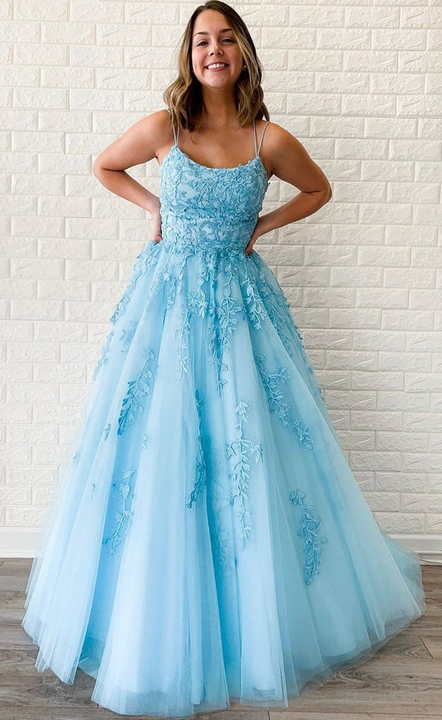 Light Blue Prom Dress New Style, Prom Dresses, Evening Dress, Dance Dress, Graduation School Party Gown, PC0408 - Promcoming