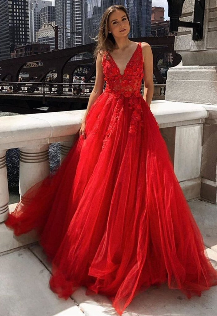 Red Prom Dresses Long, Evening Dress, Dance Dress, Formal Dress, Graduation School Party Gown, PC0571 - Promcoming