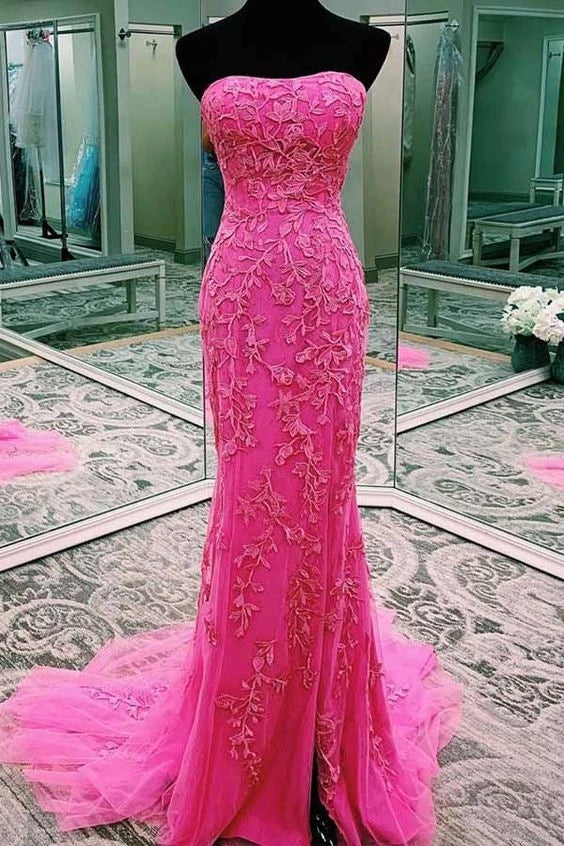 Pink Prom Dress, Prom Dresses, Evening Dress, Dance Dress, Graduation School Party Gown, PC0349 - Promcoming